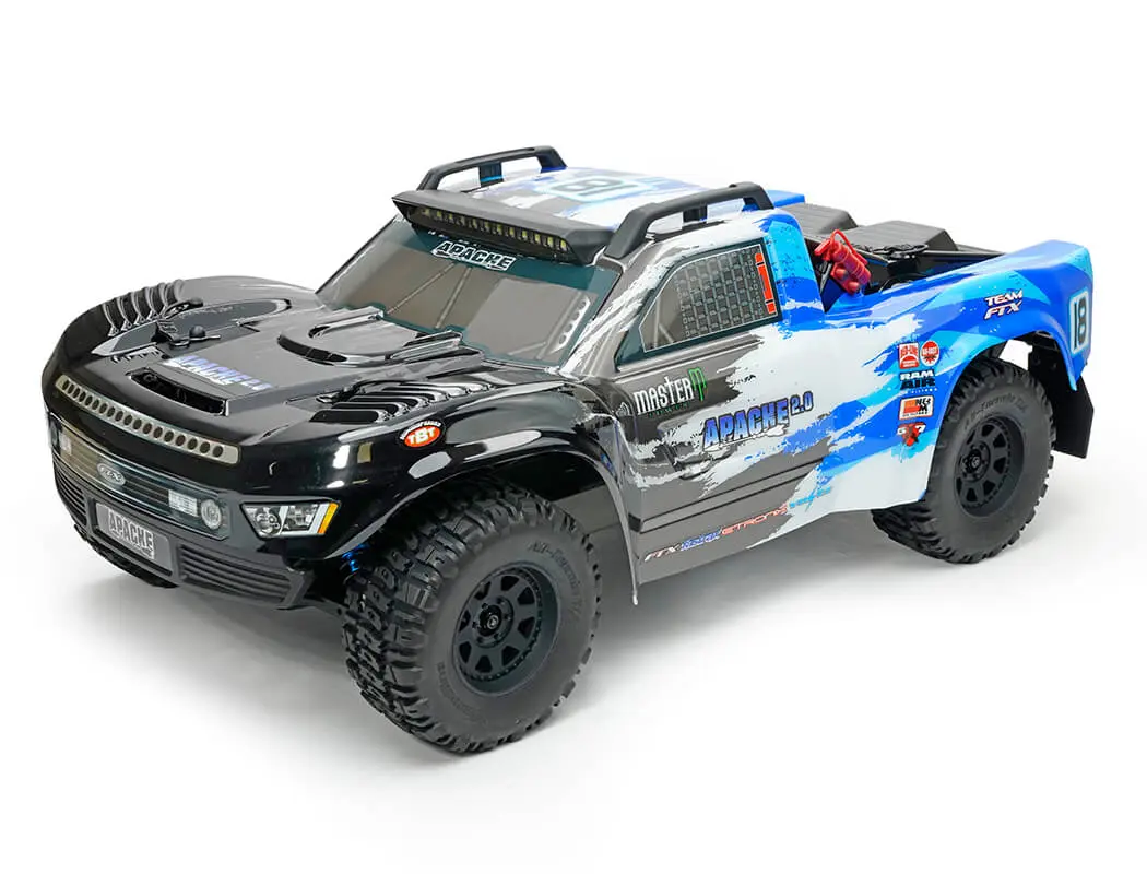 FTX Apache 2.0 1/10 Brushless Trophy Truck RTR – Blue