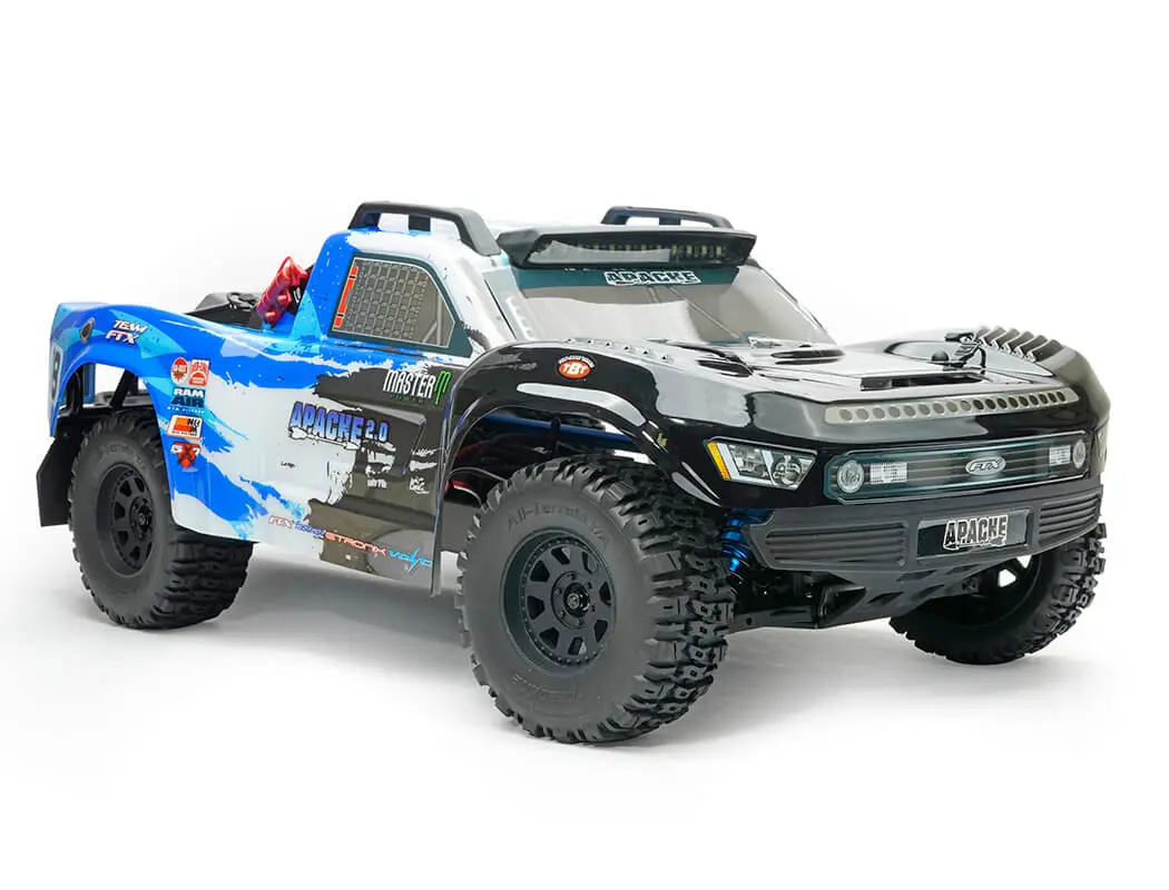 FTX Apache 2.0 1/10 Brushless Trophy Truck RTR – Blue