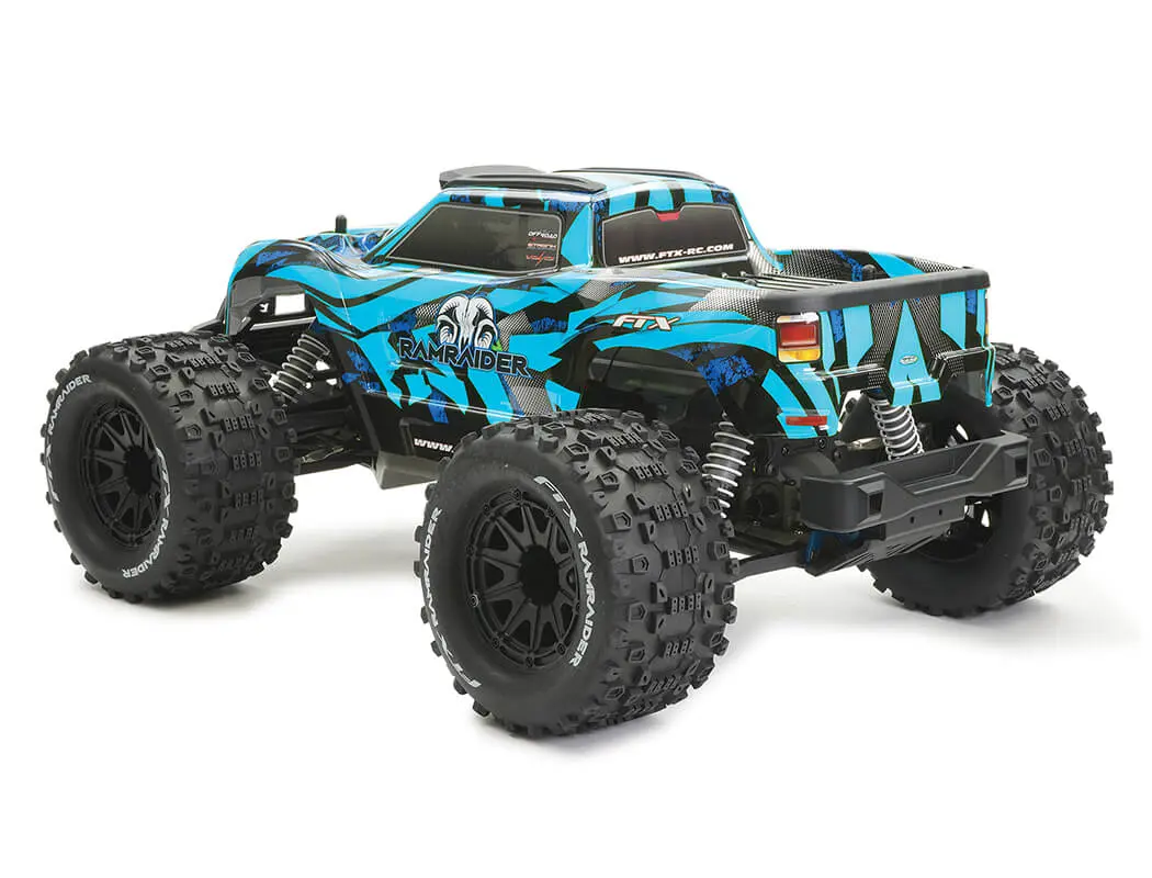 FTX Ramraider 1/10 Brushed Monster Truck RTR – Sky/Blue