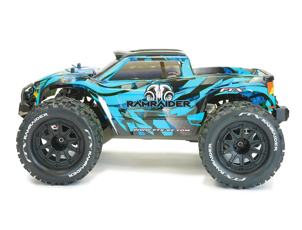 FTX Ramraider 1/10 Brushed Monster Truck RTR – Sky/Blue