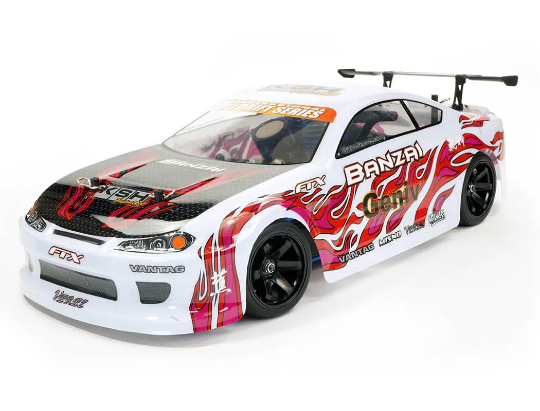 FTX Banzai 1/10 Street/Drift Nitro 4WD RTR Car – White