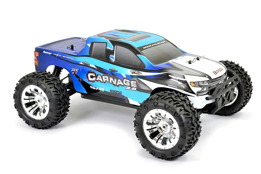 FTX Carnage 2.0 1/10 Brushed Truck 4WD RTR – Blue