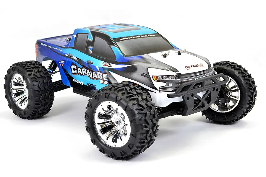 FTX Carnage 2.0 1/10 Brushed Truck 4WD RTR – Blue