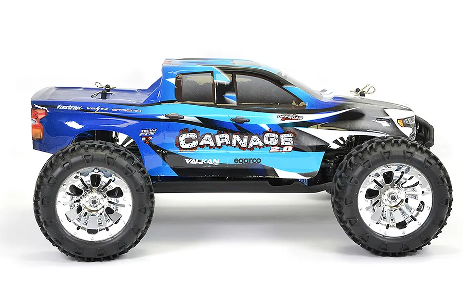 FTX Carnage 2.0 1/10 Brushed Truck 4WD RTR – Blue