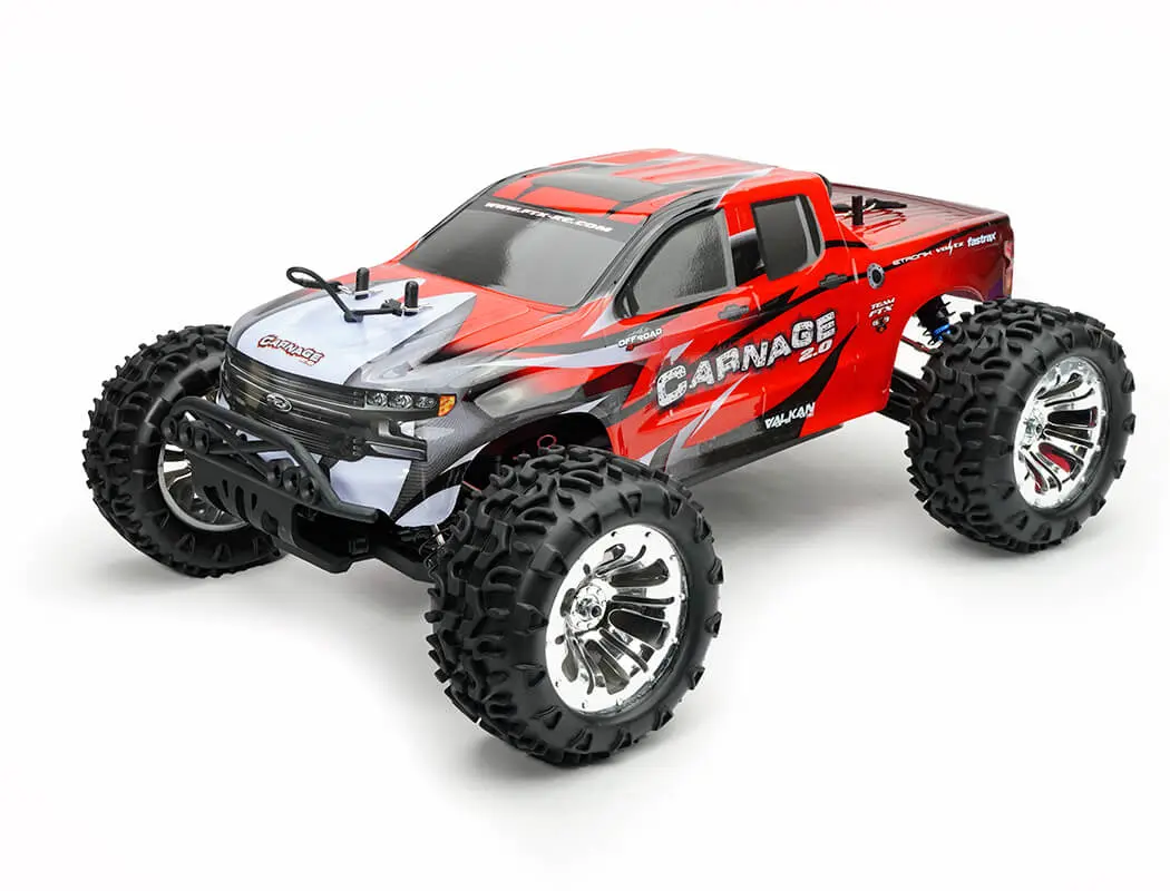 FTX Carnage 2.0 1/10 Brushed Truck 4WD RTR – Red