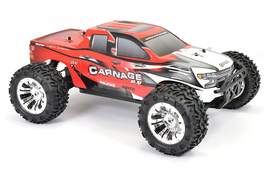 FTX Carnage 2.0 1/10 Brushed Truck 4WD RTR – Red