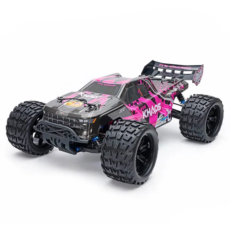 FTX Khaos 1/10 Brushless 4WD Truggy RTR with 3S LiPo & Charger – Purple