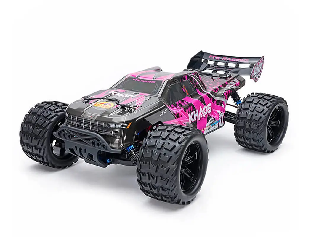 FTX Khaos 1/10 Brushless 4WD Truggy RTR with 3S LiPo & Charger – Purple