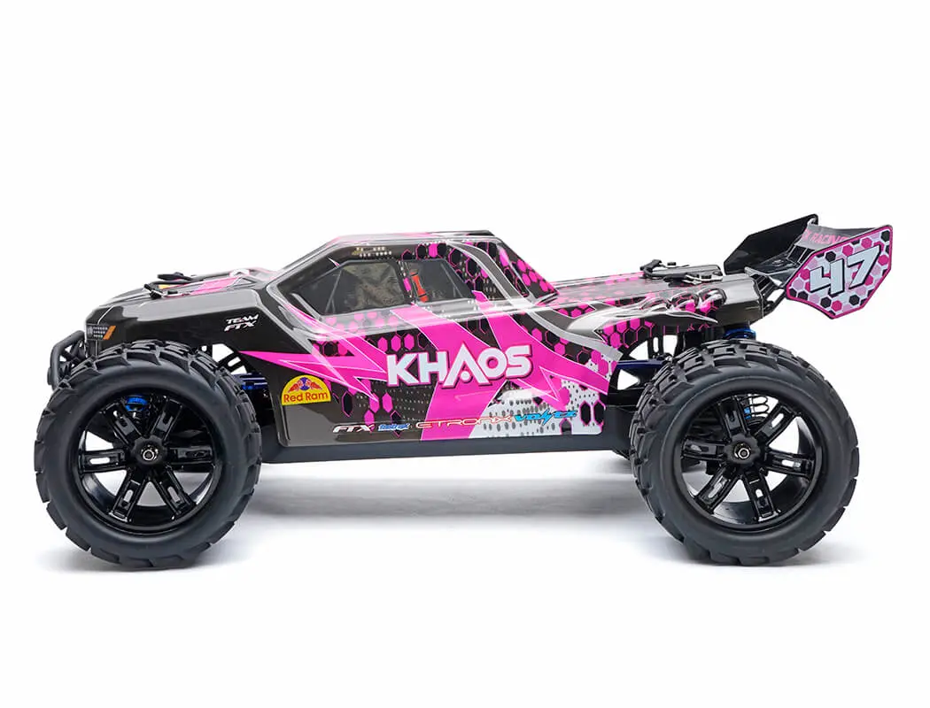 FTX Khaos 1/10 Brushless 4WD Truggy RTR with 3S LiPo & Charger – Purple