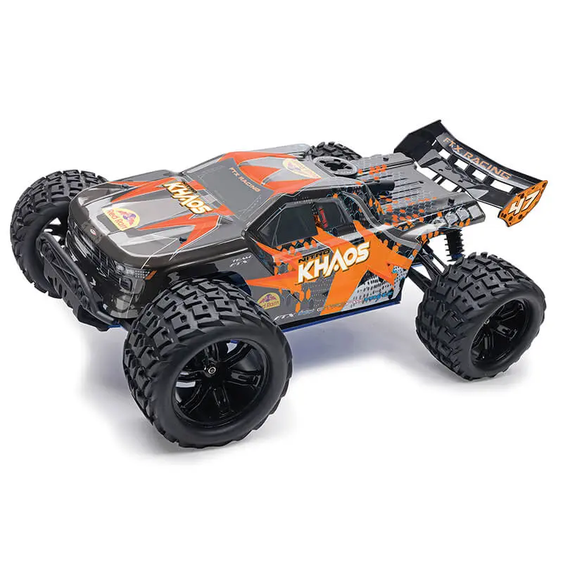 FTX Khaos 1/10 Nitro 4WD Truggy RTR with .21 Engine Orange