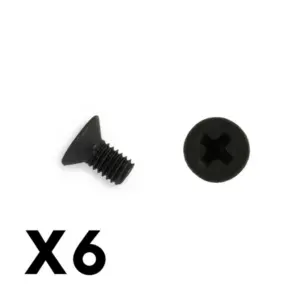 FTX Flat Head Hex 6pcsm3*6 Screws