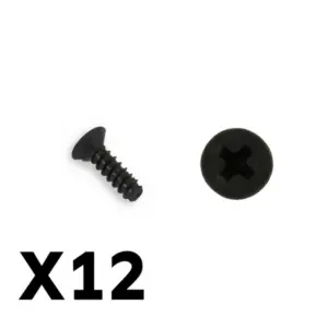 FTX Flat Head Self Tapped Screws M3 x 10