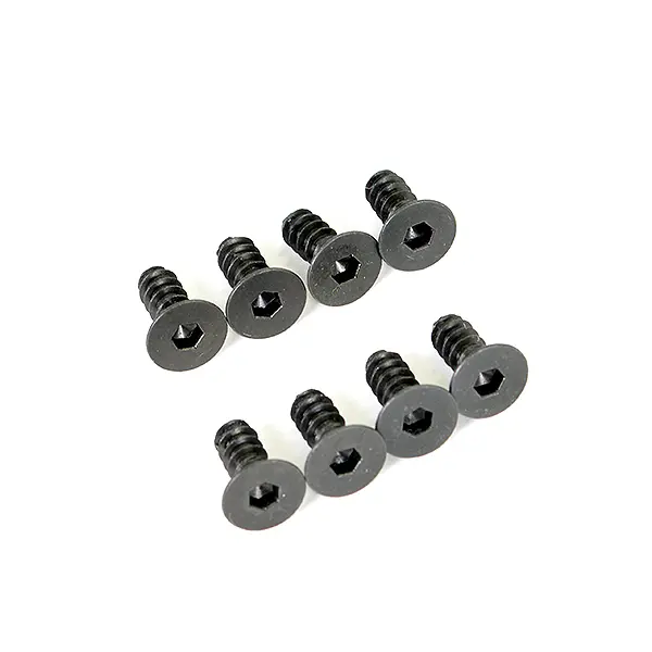 FTX Zorro Flat Head Hex Screw M4x10mm Self Tapping (6pc)