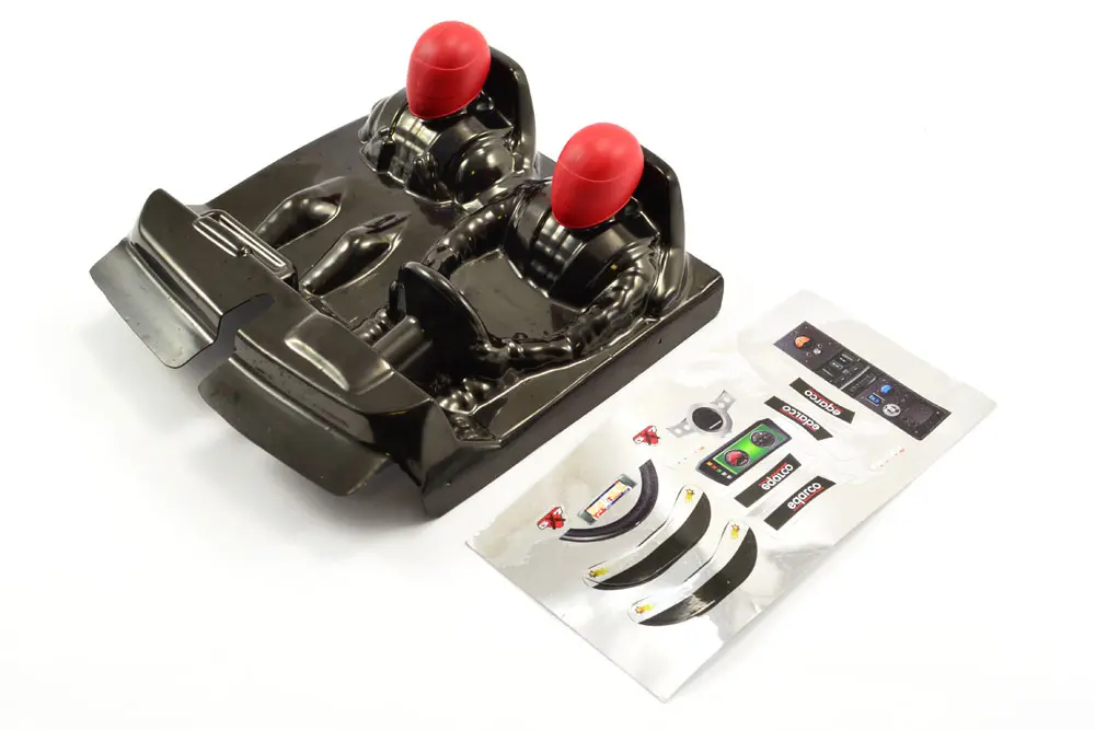 FTX Outlaw Driver Cockpit W/Red Decals