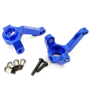 FTX Mauler Aluminium Steering Block Carriers (2pc) – Blue