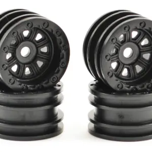 FTX Outback Mini Wheel Set – Black (4pc)