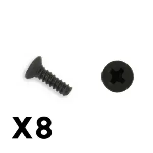 FTX Outback Mini 3.0 Flat Head Self Tapping Screw 1.7x6 (8pc)