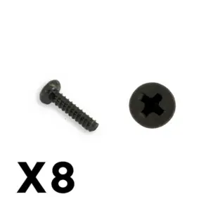 FTX Outback Mini 3.0 Round Hea D Self Tapping Screw 1.7x7 (8p)