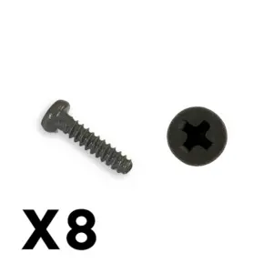 FTX Outback Mini 3.0 Round Head Self Tapping Screw 1.4x6 (8pc)