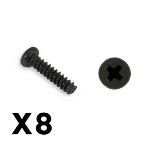 FTX Outback Mini 3.0 Round Hea D Self Tapping Screw 2x8 (8pc)