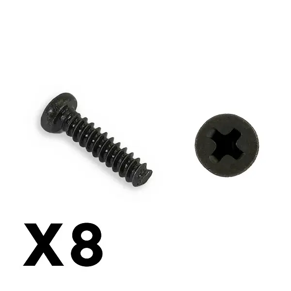FTX Outback Mini 3.0 Round Hea D Self Tapping Screw 2x8 (8pc)