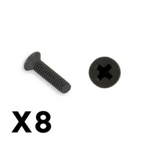 FTX Outback Fury Column Hex Head Self Tapping 2.5x10mm Screw (8pc)