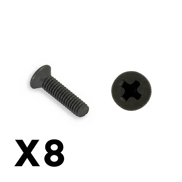 FTX Outback Fury Column Hex Head Self Tapping 2.5x10mm Screw (8pc)