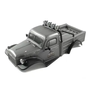 FTX Outback Mini x 2.0 Texan Matt Grey Complete Pre-Built Body