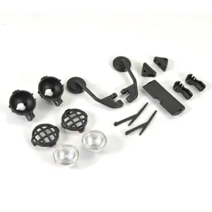 FTX Texan 1/10 Moulded Mirrors, Spot Light & Wipers