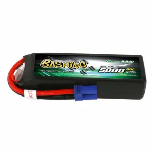 Gens Ace Bashing LiPo 4S 14.8V 5000mAh 60C 136x42x34mm 440g Soft G-Tech