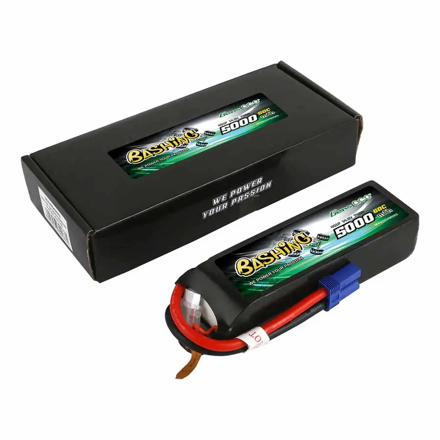 Gens Ace Bashing LiPo 4S 14.8V 5000mAh 60C 136x42x34mm 440g Soft G-Tech