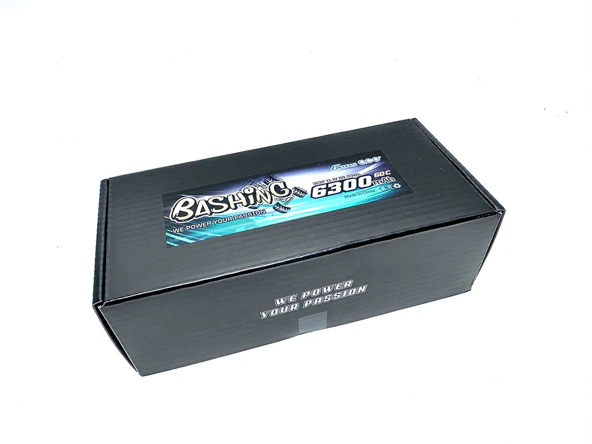 Gens Ace Bashing LiPo 3S 11.1V 6300mAh 60C (Deans) 139x46.5x38mm 430g