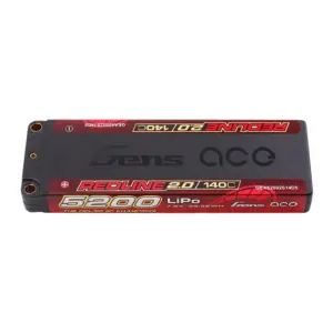 Gens Ace Redline 2.0 Low Profile 2S HV 7.6V 5200mAh 140C 138x46x16mm 200g