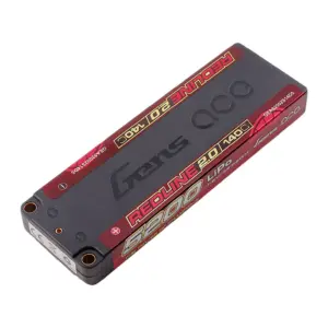 Gens Ace Redline 2.0 Low Profile 2S HV 7.6V 5200mAh 140C 138x46x16mm 200g