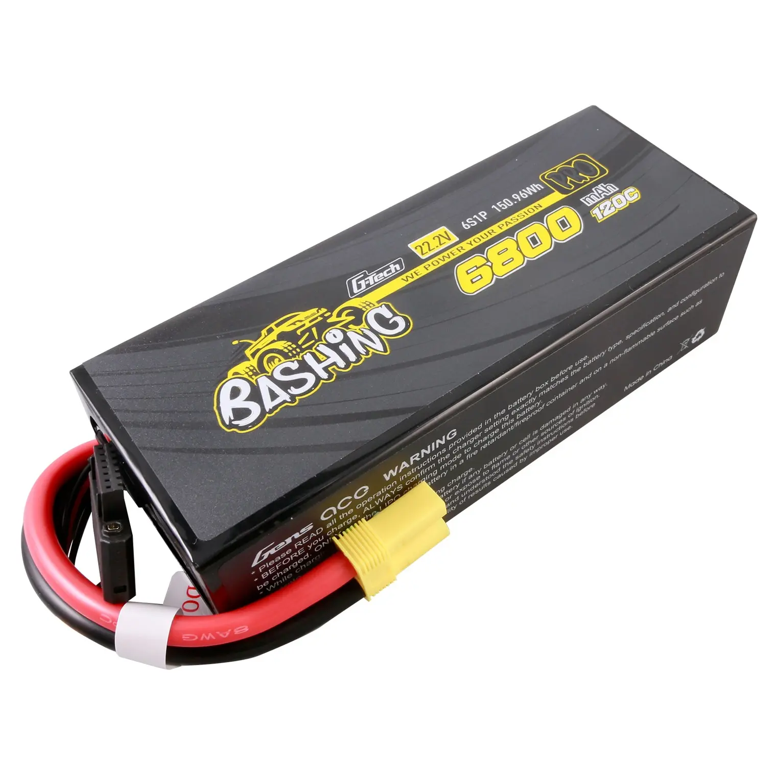Gens Ace Extreme LiPo 6S 22.2V 6800mAh 120C EC5 159x47x61mm 915g G-Tech