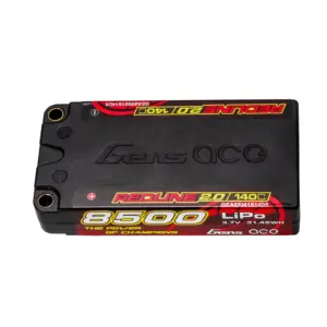 Gens Ace Redline 2.0 1S 3.7V 8500mAh 140C 93x47x18.5mm 160g