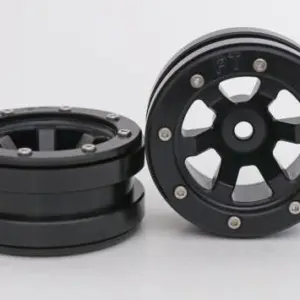 Absima RC Crawler wheels Beadlock Wheels PT- Claw Black/Black 1.9 (2 pcs)