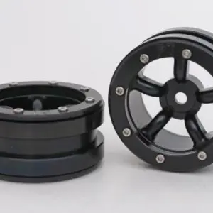 Absima RC Crawler wheels Beadlock Wheels PT-Safari Black/Black 1.9 (2 pcs)