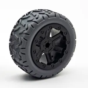 E-zee RC 1/16 Tricycle Rear Tyres/wheels (pr)