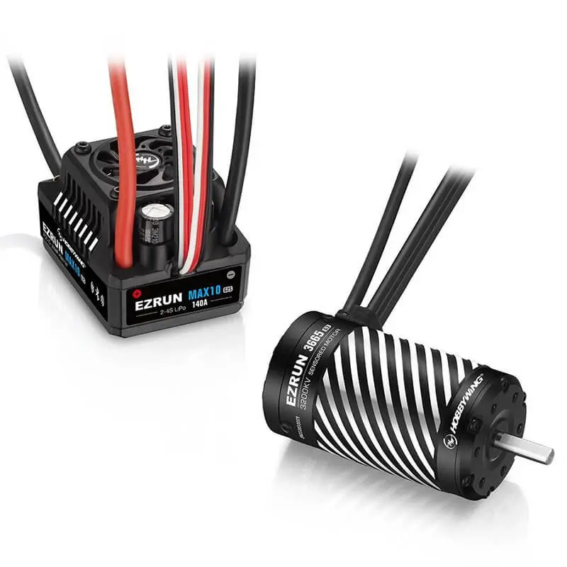 Hobbywing Combo MAX10 G2s 140A ESC 3665SD 3200KV Blk G3 Motor