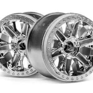 HPI Racing 6-Shot St Wheel (Chrome/2Pcs)