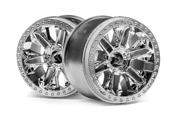 HPI Racing 6-Shot St Wheel (Chrome/2Pcs)