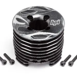 HPI Racing Aluminium Heatsink Head Gunmetal (F3.5 Pro)