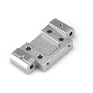 HPI Racing Aluminum Front Suspension Arm Mount (5 Deg/Silver)