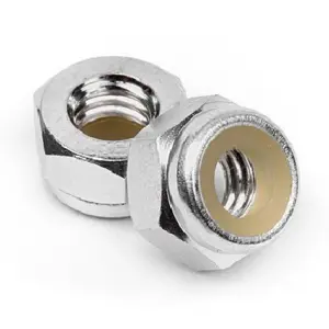 HPI Racing Aluminum Lock Nut M4 (Silver/10Pcs)