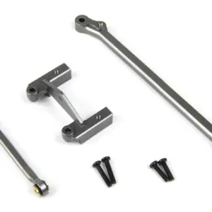 HPI Racing Aluminum Servo Mount & Steering Link Set(Gunmetal)