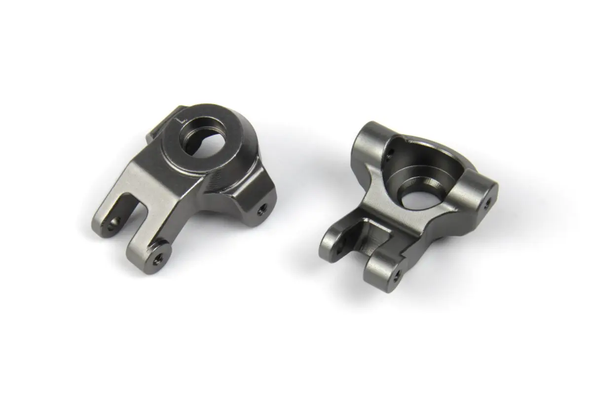 HPI Racing Aluminum Steering Spindle (Gunmetal/Left/Right)