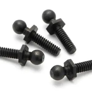 HPI Racing Ball 4.3X20Mm (4-40/Black/4Pcs)