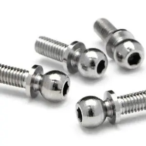 HPI Racing Ball 4.7X6.5mm (4-40/Hex Socket/Silver/4pcs)