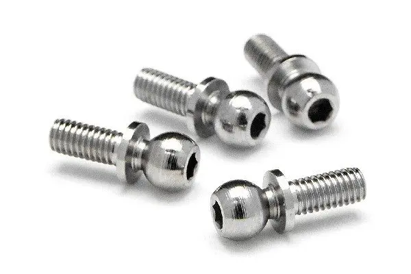 HPI Racing Ball 4.7X6.5mm (4-40/Hex Socket/Silver/4pcs)